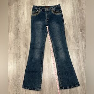 Y2K style boot cut jeans 🎀